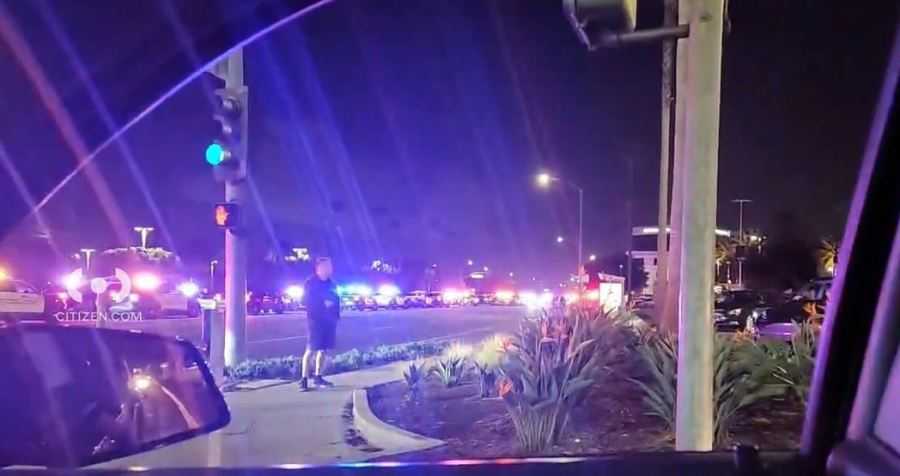 Large Crowd Disturbance Shuts Down Streets Near Del Amo Fashion Center